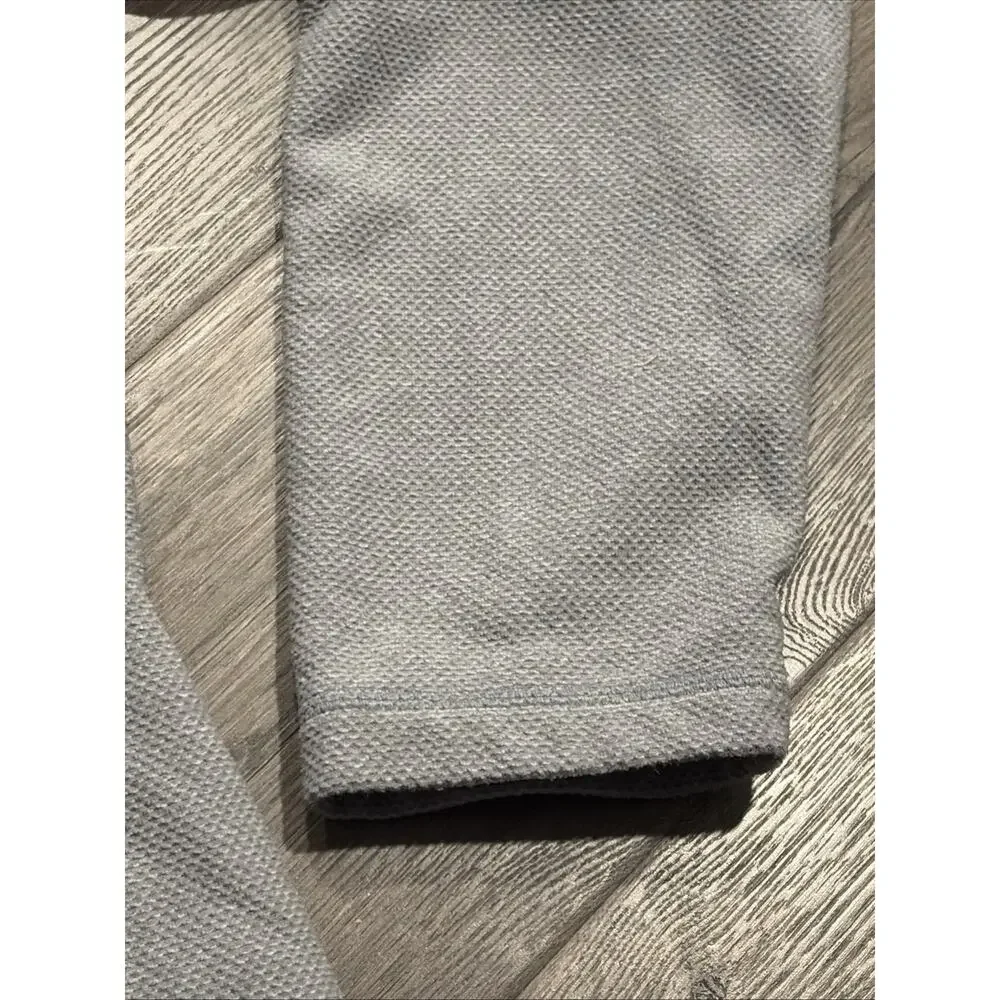 The North Face Men's Textured Cap Rock 1/4 Zip Fleece Pullover Gray XXL 2XL